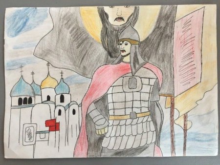 Иллюстрация к кантате Александр Невский