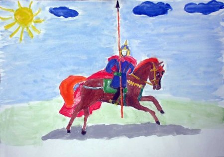 Рисунок Александра Невского для 3 класса