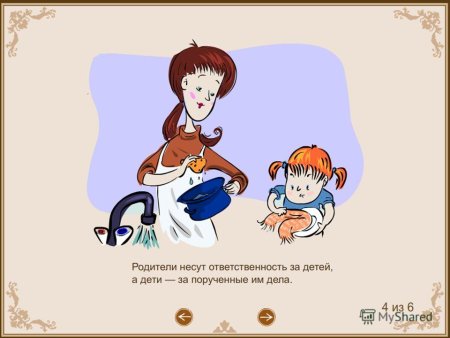 Ответственность детей