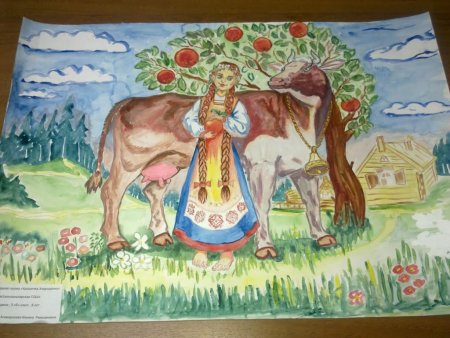 Рисунок на тему сказки народов