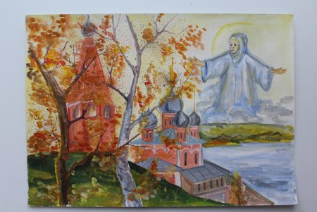 Церковь рисунок