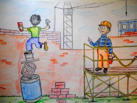 Строители глазами детей