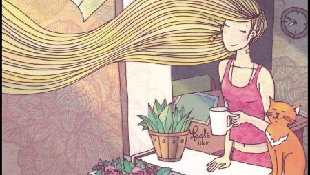 Утро иллюстрация