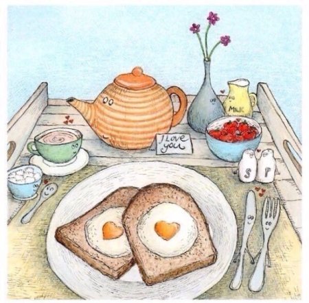 Зарисовка завтрака
