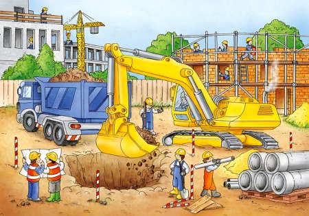 Пазл Ravensburger стройплощадка