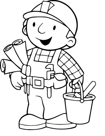Рабочие профессии раскраски для детей