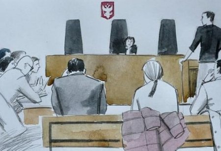 Судебное заседание рисунок