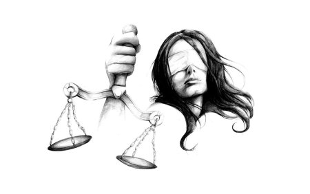 Весы Фемиды эскиз