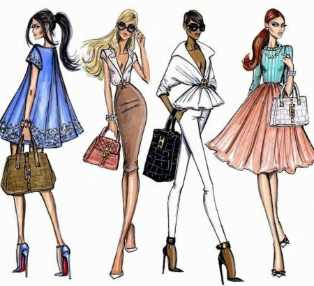 Эскизы одежды
