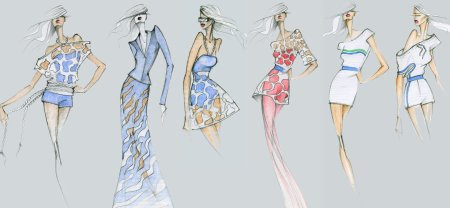 Эскизы одежды