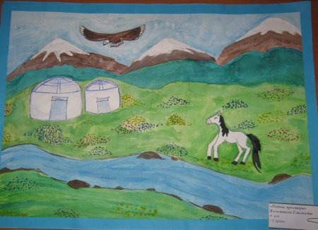 Природа Башкортостана рисунки