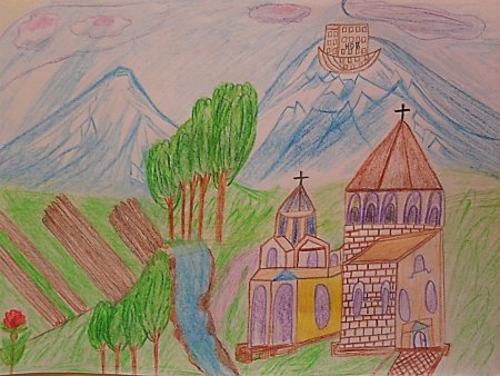 Рисунок на тему мой край Башкортостан