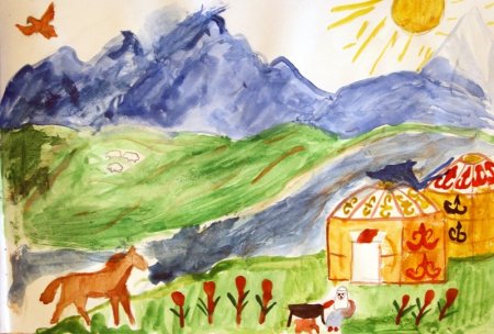 Природа Башкортостана рисунки