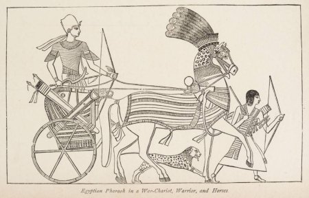 Египетский фараон в колеснице