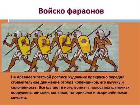 Военные походы фараонов в древнем Египте