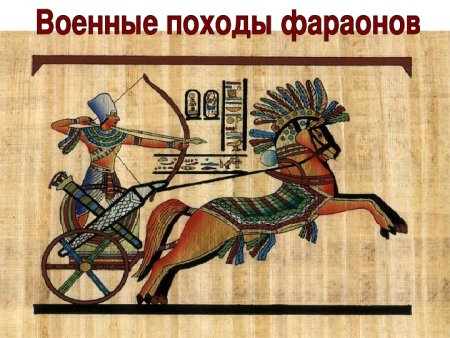 Боевая колесница в древнем Египте