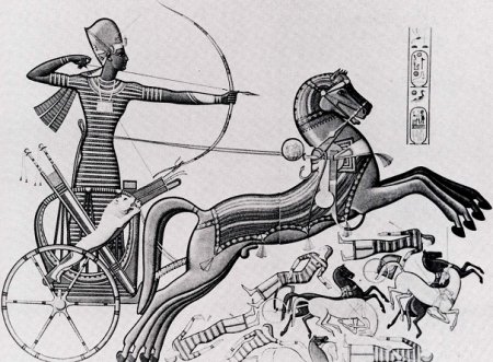 Военные походы фараонов древний Египет рисунки