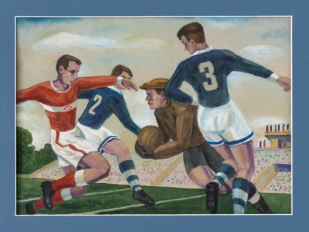 Футбол старые иллюстрации