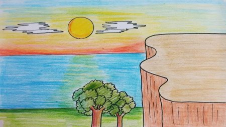 Рисунок на тему лето