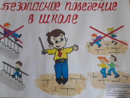 Правила безопасности в школе рисунки