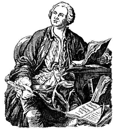 Ломоносов Михаил Васильевич рисунок