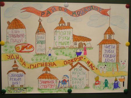 Путешествие в страну здоровья рисунки