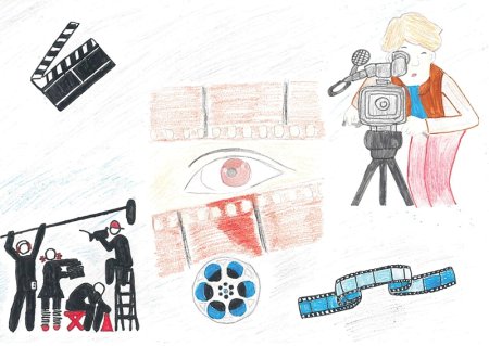 Рисунок на тему кинематограф