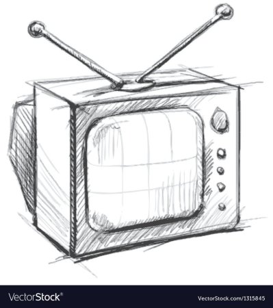 Телевизор эскиз