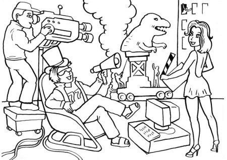 Профессии будущего раскраска