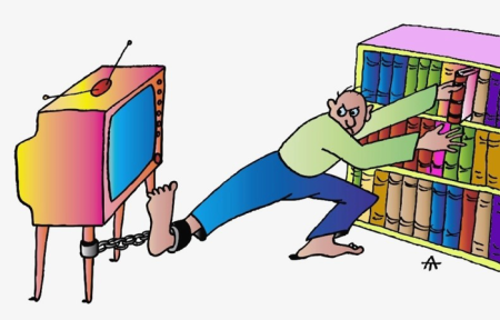 Книга и телевизор