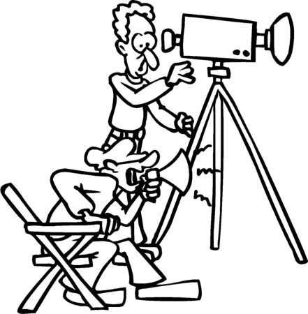 Съемка рисунок