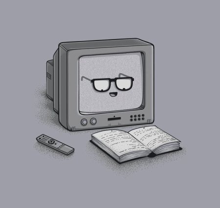 Книга и телевизор