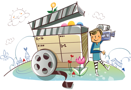 Кинотеатр рисунок детский