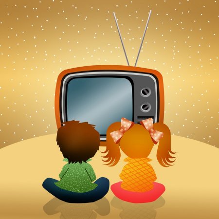 Телевизор мультяшный