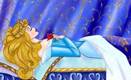 Рисунок спящей царевны