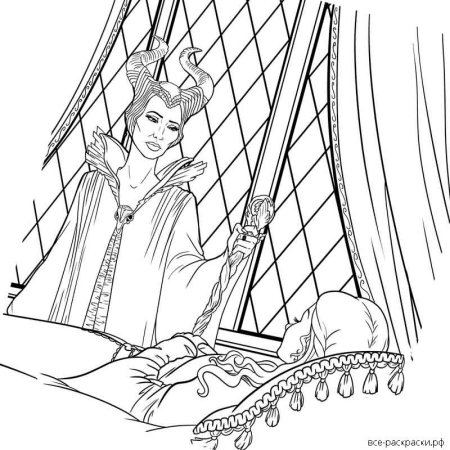 Ш Перро спящая красавица раскраска