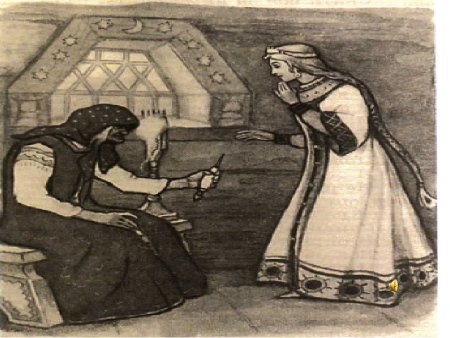 Сказка о мёртвой царевне и семи богатырях раскраска для детей