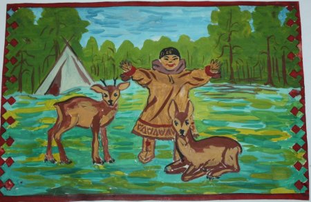 Рисование природа родного края