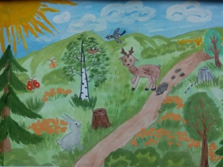 Природа Башкортостана рисунки