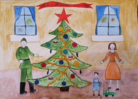 Елка Победы конкурс детских рисунков