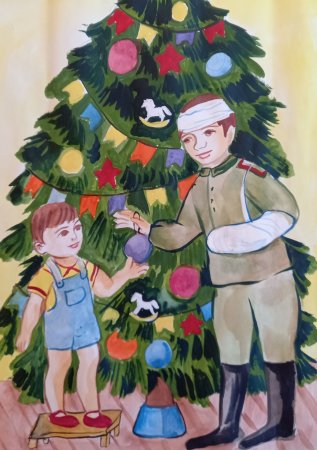 Конкурс рисунков на тему елка