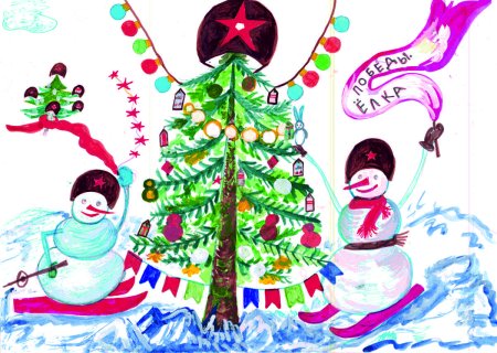Конкурс рисунков на тему елка
