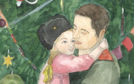 Новогодняя елка 1945 года рисунки