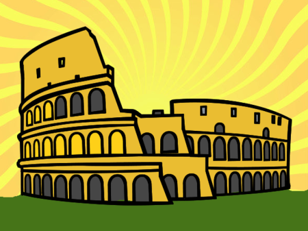 Греция Колизей срисовка