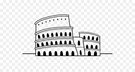 Колизей Италия рисунок карандашом