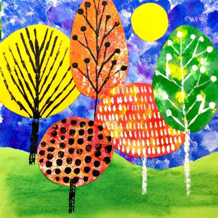 Рисование осень