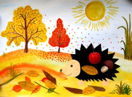 Осенний букет рисунок