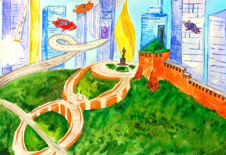 Россия мечты о будущем рисунки