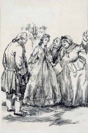 Иллюстрации к комедии Недоросль Фонвизина