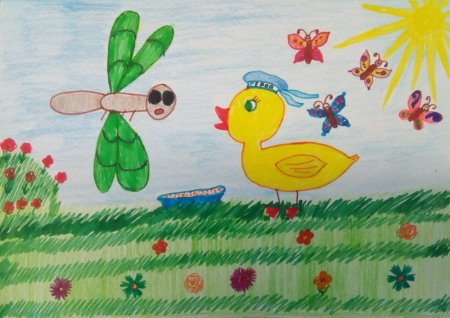 Храбрый утёнок Борис Житков рис